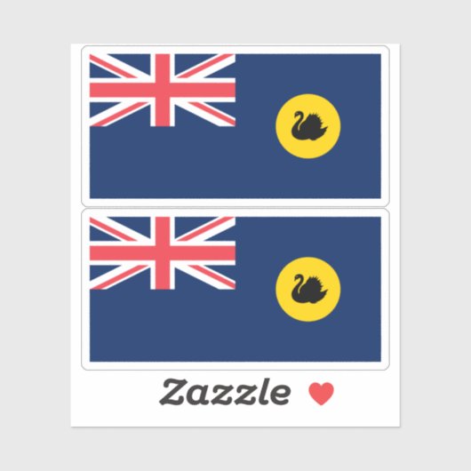 西オーストラリア国旗 シール (シート)