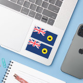 西オーストラリア国旗 シール (ノートパソコンとiPhone)