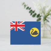 西オーストラリア国旗 ポストカード (スタンド正面)