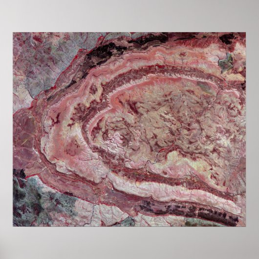 西オーストラリア州スパイダークレーター ポスター (正面)