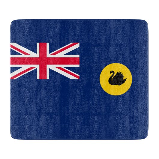 西オーストラリア州国旗 カッティングボード (正面)
