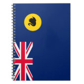 西オーストラリア州国旗 ノートブック (正面)