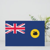 西オーストラリア州国旗 便箋 (スタンド正面)