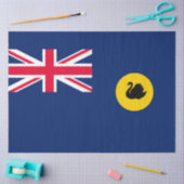 西オーストラリア州国旗 薄葉紙 (クラフト)