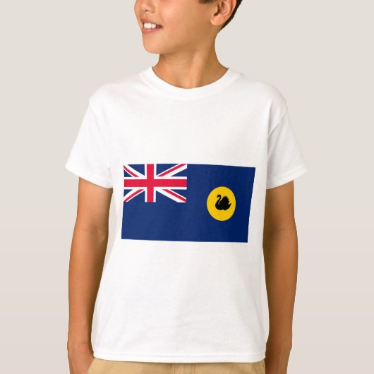 西オーストラリア州国旗 Tシャツ (正面)