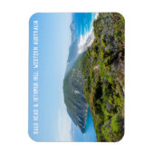 西オーストラリア沿岸の崖の自然風景 マグネット (縦)