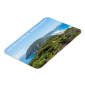 西オーストラリア沿岸の崖の自然風景 マグネット (左側)