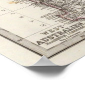 西オーストラリア・タスマニアとニュージーランド ポスター (角)