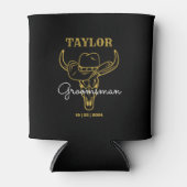 西オールドフロンティアカウボーイグパーソナライズされたロームスマン 缶クーラー (正面)