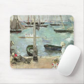 西カウズ、ワイト島by Berthe Morisot マウスパッド (マウス)