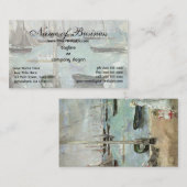 西カウズ、ワイト島by Berthe Morisot 名刺 (正面/裏面)