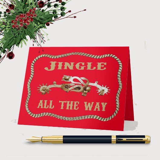 西カウボーイはクリスマス中ずっとジャングルを吹き飛ばす カード