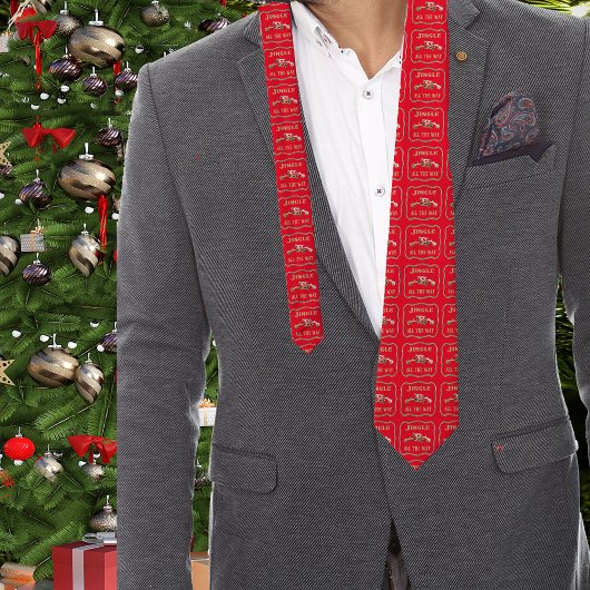 西カウボーイはジングルをずっと赤く振る ネクタイ