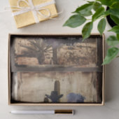 西カウボーイウォーターカラーデクページティッシュペーパー 薄葉紙 (ギフト)