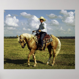 西カウボーイオンパロミノホース ポスター