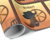 西カウボーイカスタムギフトラップ ラッピングペーパー (ロールコーナー)