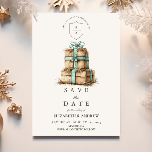 西カウボーイクリスマス結婚ズ セーブザデート