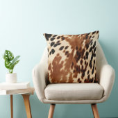 西カウボーイクリームブラウンブラックコウィド クッション (椅子)