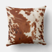 西カウボーイクリームブラウンブラックコウィド クッション (裏面)