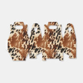 西カウボーイクリームブラウンブラックコウィド フェイバーボックス (折り畳みなし)