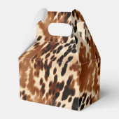 西カウボーイクリームブラウンブラックコウィド フェイバーボックス (正面サイド)