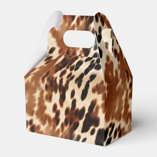 西カウボーイクリームブラウンブラックコウィド フェイバーボックス (正面サイド)