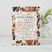 西カウボーイクリームブラウンブラックコウィド 招待状 (スタンド正面)