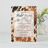 西カウボーイクリームブラウンブラックコウィド 招待状 (スタンド正面)