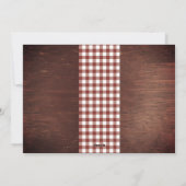 西カウボーイサンタスレートホースクリスマスホリデー シーズンカード (裏面)