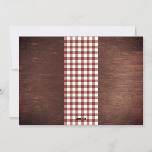 西カウボーイサンタスレートホースクリスマスホリデー シーズンカード (裏面)