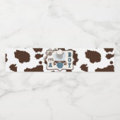 西カウボーイジャンパーチャップベビーシャワー ペットボトルラベル (シングルラベル)