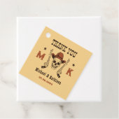 西カウボーイスカルモノグラムカントリーウェディング フェイバータグ (インサイチュ)