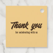 西カウボーイスカルモノグラムカントリーウェディング フェイバータグ (裏面)