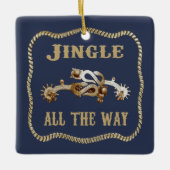 西カウボーイスパージリンズオールウェイズ セラミックオーナメント (正面)