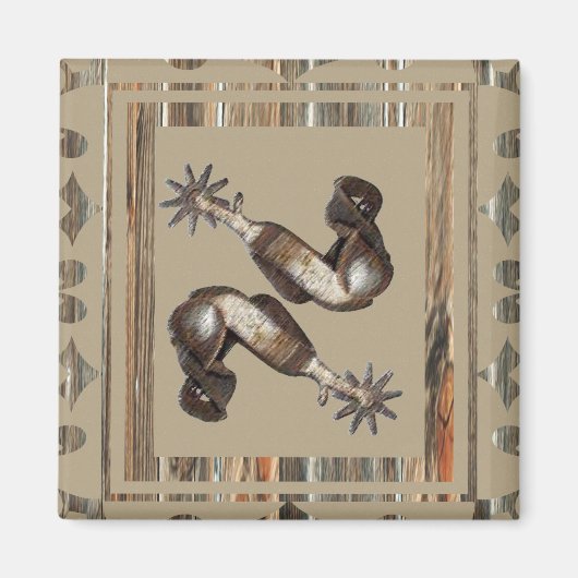 西カウボーイスパール マグネット (正面)