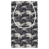 西カウボーイズ抱き枕トレイルライダーとワゴン スモールペーパーバッグ (裏面)