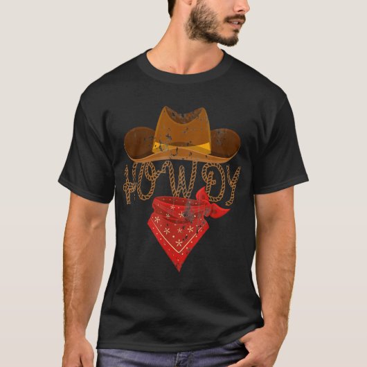 西カウボーイティーズHowdy Fitショートスリーブ Tシャツ (正面)