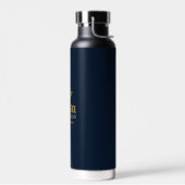 西カウボーイハットグパーソナライズされたロエレガントームズ ウォーターボトル (左面)