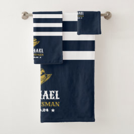 西カウボーイハットグパーソナライズされたロエレガントームズ バスタオルセット