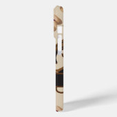 西カウボーイハットブーツベージュ名パーソナライズ Case-Mate iPhoneケース (裏面 / 左)