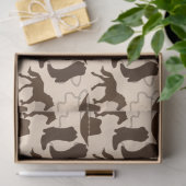 西カウボーイハットブーツホース 薄葉紙 (ギフト)