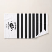 西カウボーイハットGroomsmenパーソナライズされた名 バスタオルセット (ハンドタオル)