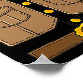 西カウボーイハロウィーン少年たち ポスター (角)