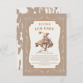 西カウボーイバッキングブロンコブックスベビー 招待状