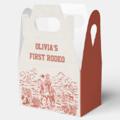 西カウボーイバースデーパーティーの好意ボックス フェイバーボックス (オープン)