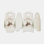 西カウボーイバースデーパーティーの好意ボックス フェイバーボックス (折り畳みなし)