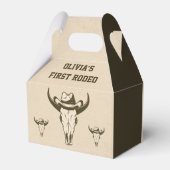 西カウボーイバースデーパーティーの好意ボックス フェイバーボックス (裏面サイド)