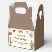 西カウボーイバースデーパーティーの好意ボックス フェイバーボックス (オープン)