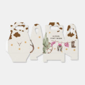 西カウボーイバースデーパーティーの好意ボックス フェイバーボックス (折り畳みなし)