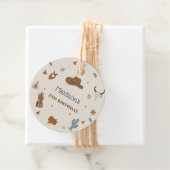 西カウボーイバースデーパーティーメッセージカード フェイバータグ (インサイチュ)